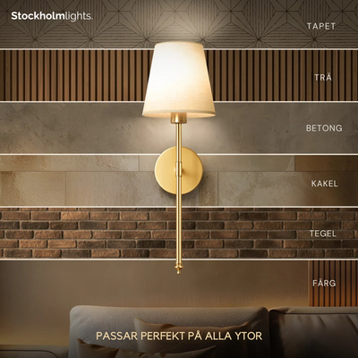 Stockholmlights - Trådlös Vägglampa